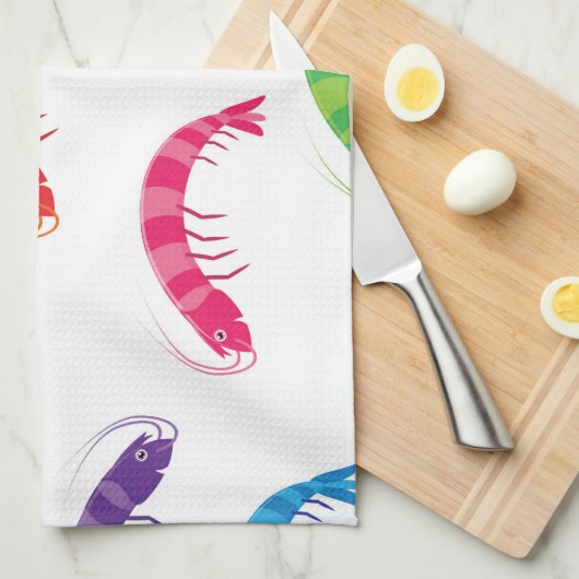 Party Prawns Theedoek (Quarter Fold)