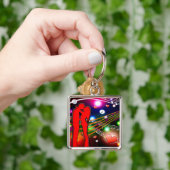 Party-Premium Square Sleutelhanger (Hand)