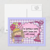 Party Prinses Verjaardag Uitnodigingen (Voorkant / Achterkant)