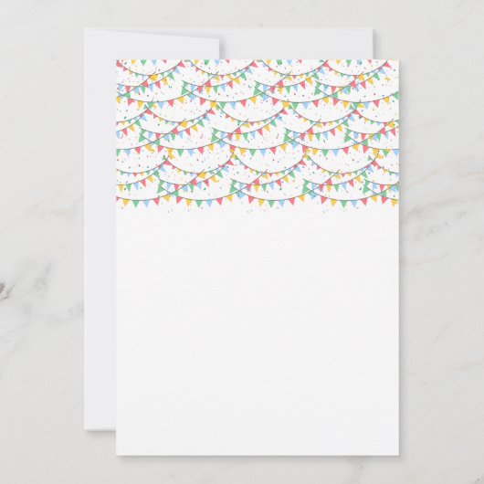 Party Props Colorful Kaart (Achterkant)