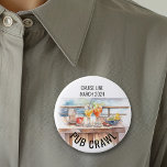 Party Pub Crawl Cruise Line Cocktails Ronde Button 7,6 Cm<br><div class="desc">Dit ontwerp kan op het gebied worden gepersonaliseerd dat door de foto en/of tekst te veranderen wordt verstrekt. Of het kan worden aangepast door te klikken deze Sjabloon personaliseert en dan de klik te kiezen om verdere optie aan te passen en de kleur van de achtergrond te schrappen of te...</div>