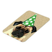 Party Pug Magneet (Linkerzijde)