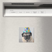 Party Pug Magneet (Insitu (Vaatwasser))