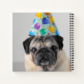 Party Pug Notitieboek (Achterkant)