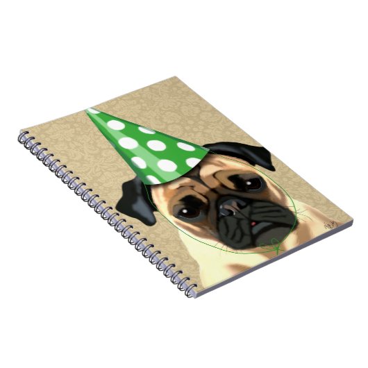 Party Pug Notitieboek (Rechterzijde)