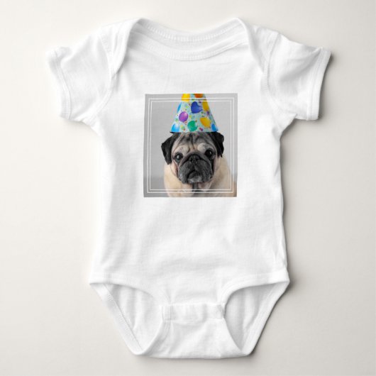 Party Pug Romper (Voorkant)