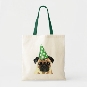 Party Pug Tote Bag