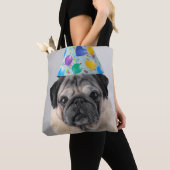 Party Pug Tote Bag (Dichtbij)