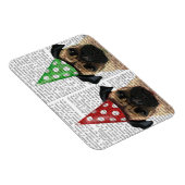 Party Pugs Pair Magneet (Rechterzijde)