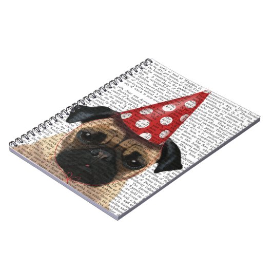 Party Pugs Pair Notitieboek (Linkerzijde)