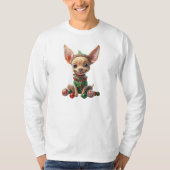 Party Pup Christmas Dog Mannen T-shirt (Voorkant)