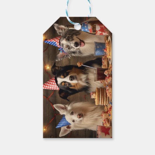 Party Pups Cadeaulabel (Voorkant)