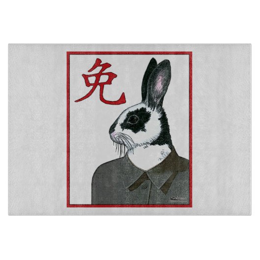 Party Rabbit Snijplank (Voorkant)