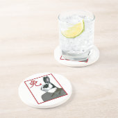 Party Rabbit Zandsteen Onderzetter (Zijkant)