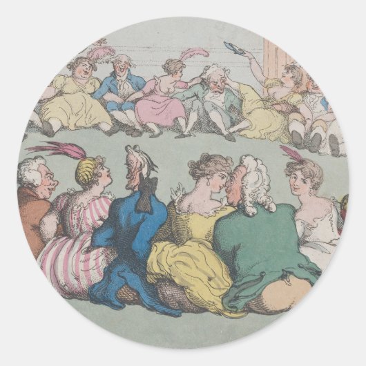 Party - Ronde Stickers voor Stationery (Voorkant)