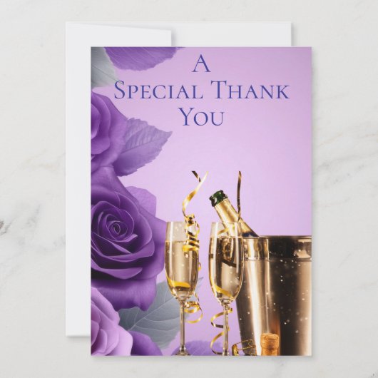 Party Rose Kaart (Achterkant)