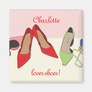 Party Schoenen ontwerp - gepersonaliseerd Magneet
