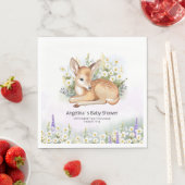 Party servetten voor baby shower met schattige faw (Insitu)