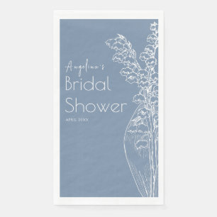 Party servetten voor een bruid douche.