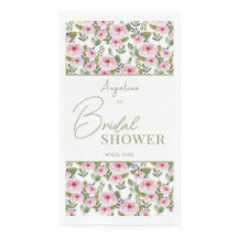 Party servetten voor een pastel vrijgezellenfeest.