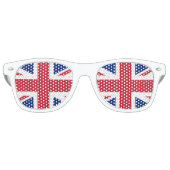 Party Shades British Sunbril/Union Jack-vlag Retro Zonnebril (Voorkant)