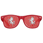 Party Shades Sunglasses with flag of Kent County Retro Zonnebril (Voorkant)