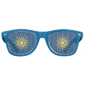 Party Shades Sunglasses with flag of Macedonia Retro Zonnebril
