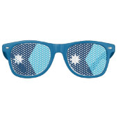Party Shades Sunglasses with flag of Minnesota Retro Zonnebril (Voorkant)