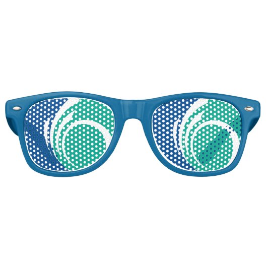 Party Shades Sunglasses with flag of Ottawa Retro Zonnebril (Voorkant)