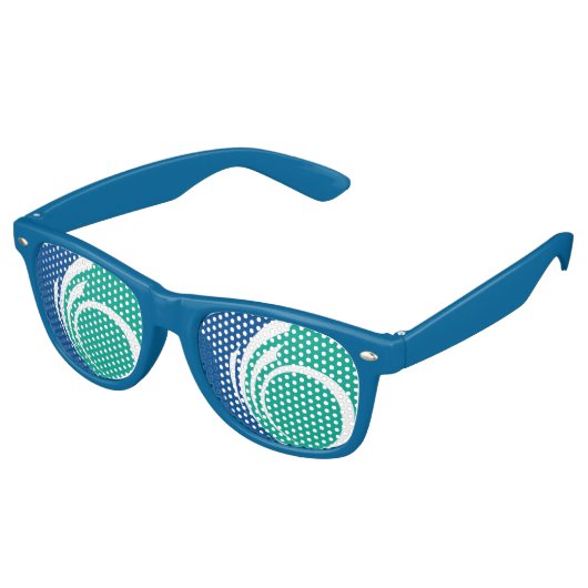 Party Shades Sunglasses with flag of Ottawa Retro Zonnebril (Gekanteld)