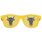 Party Shades Sunglasses with flag of Uri, Swiss Retro Zonnebril (Voorkant)