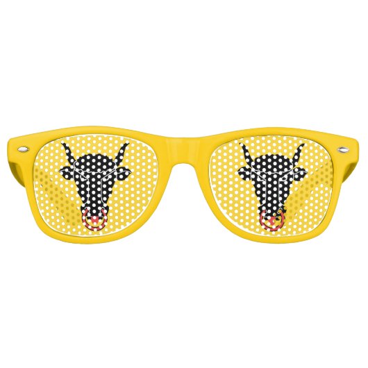 Party Shades Sunglasses with flag of Uri, Swiss Retro Zonnebril (Voorkant)