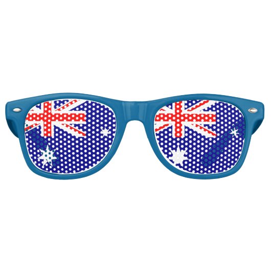 Party Shades Zonnebril - Australië vlag (Voorkant)