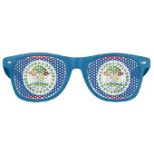 Party Shades Zonnebril - Belize vlag (Voorkant)