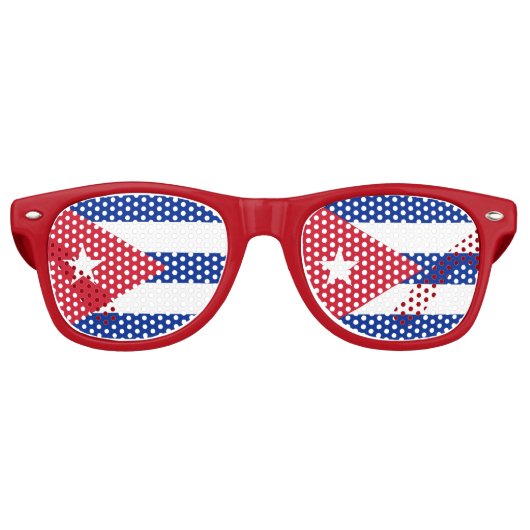 Party Shades Zonnebril - Cuba vlag (Voorkant)