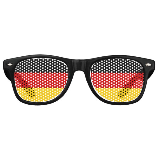 Party Shades Zonnebril - Duitsland vlag (Voorkant)