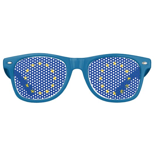 Party Shades Zonnebril - Europese Unie vlag (Voorkant)