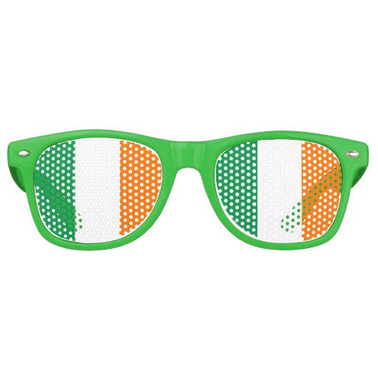 Party Shades Zonnebril - Ierland vlag (Voorkant)