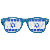 Party Shades Zonnebril - Israël vlag (Voorkant)