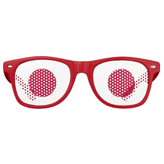 Party Shades Zonnebril - Japan vlag (Voorkant)