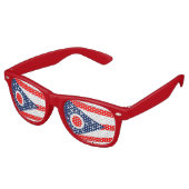 Party Shades Zonnebril met Ohio State vlag (Gekanteld)