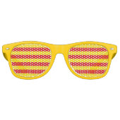 Party Shades Zonnebril met vlag van Catalonië (Voorkant)