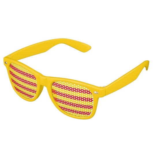 Party Shades Zonnebril met vlag van Catalonië (Gekanteld)
