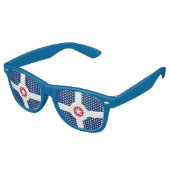 Party Shades Zonnebril met vlag van Indianapolis (Gekanteld)
