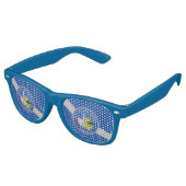 Party Shades Zonnebril met vlag van Las Vegas (Gekanteld)