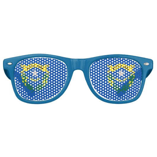 Party Shades Zonnebril met vlag van Nevada (Voorkant)