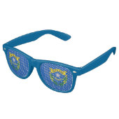 Party Shades Zonnebril met vlag van Nevada (Gekanteld)