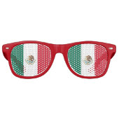 Party Shades Zonnebril - Mexico vlag (Voorkant)