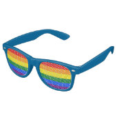 Party Shades Zonnebril - Pride LGBT vlag (Gekanteld)