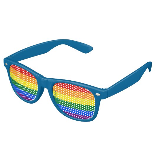 Party Shades Zonnebril - Pride LGBT vlag (Gekanteld)
